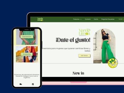 sitio web con e-commerce